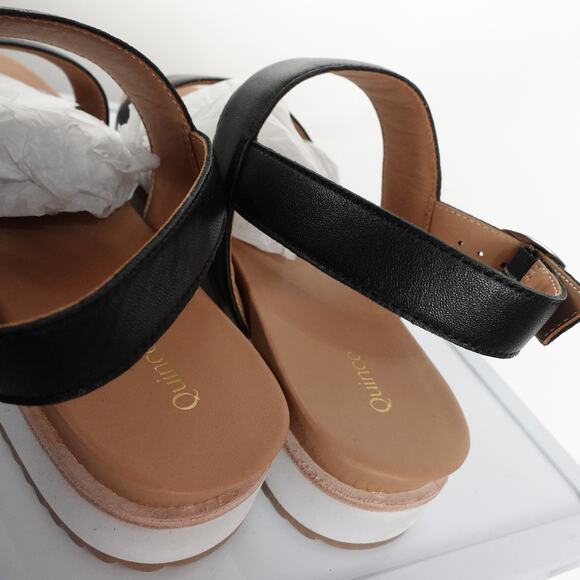 New Quince Italian Leather Platform Sandal Women's Sz 9 Comfy 4104-79 - Picture 5 of 7